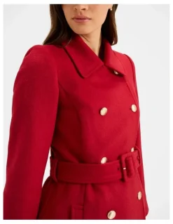 Review Ingrid Coat in Rouge