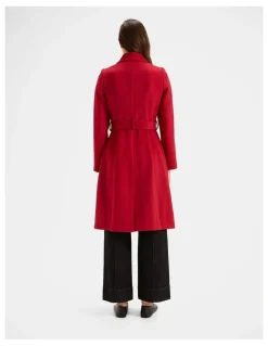 Review Ingrid Coat in Rouge