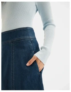 Review Isla Denim Midi Skirt