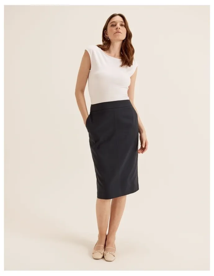 Review Jacqueline Skirt in Ink