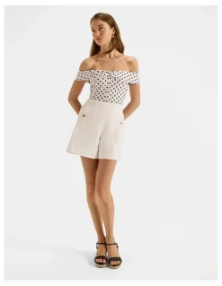 Review Joanne Shorts in Ivory
