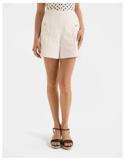 Review Joanne Shorts in Ivory