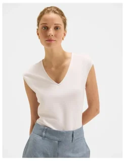 Review Kimora Ponte Top in Ivory