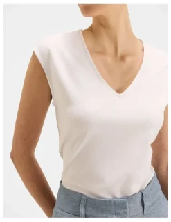 Review Kimora Ponte Top in Ivory