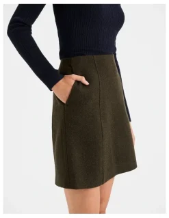 Review Maisel Mini Skirt in Khaki