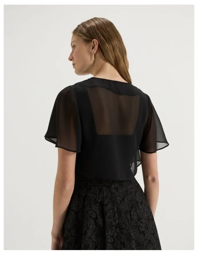 Review Petal Bolero in Black