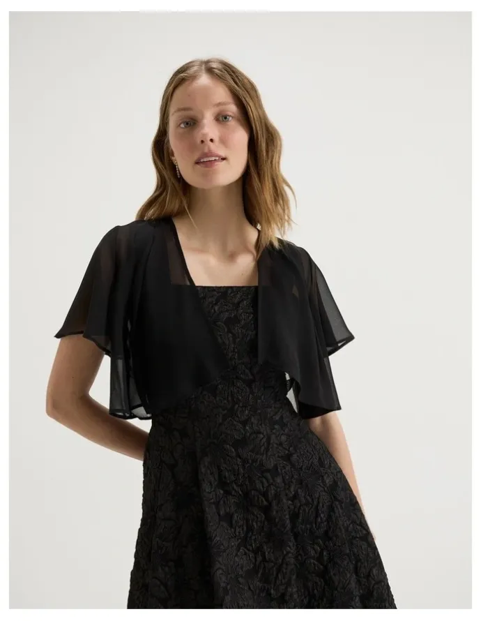 Review Petal Bolero in Black