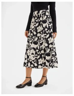 Review Skyline Slip Midi Skirt