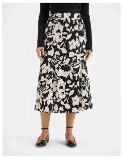 Review Skyline Slip Midi Skirt