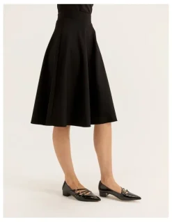 Review Taylor Skater Skirt in Black
