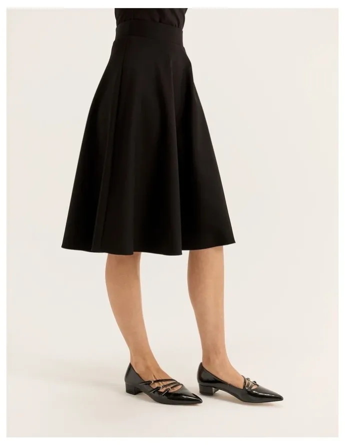 Review Taylor Skater Skirt in Black