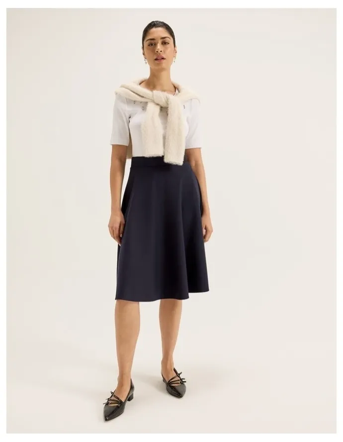 Review Taylor Skater Skirt in Ink
