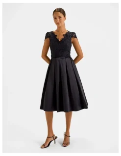 Review Admiration Cocktail Dress in Ink