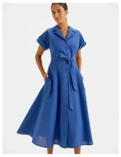 Review Dorit Sun Dress in Marine Blue