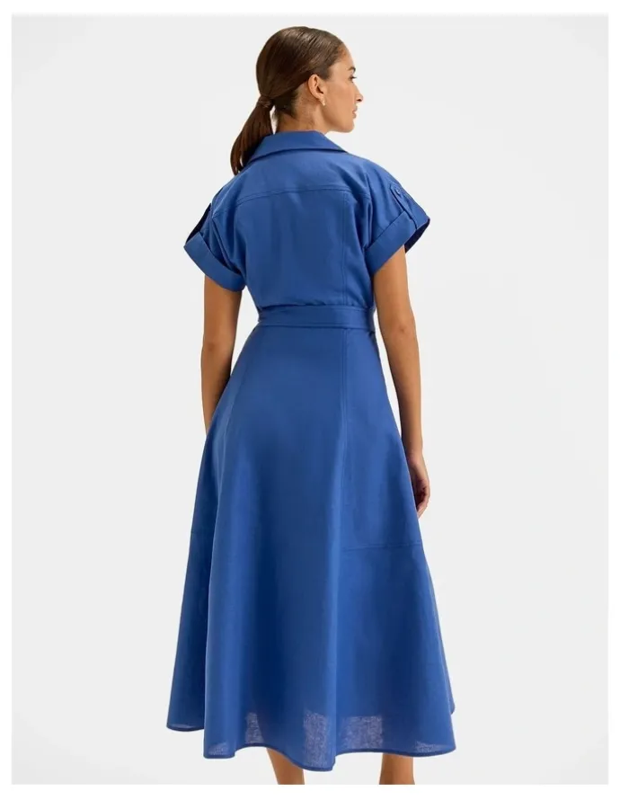 Review Dorit Sun Dress in Marine Blue