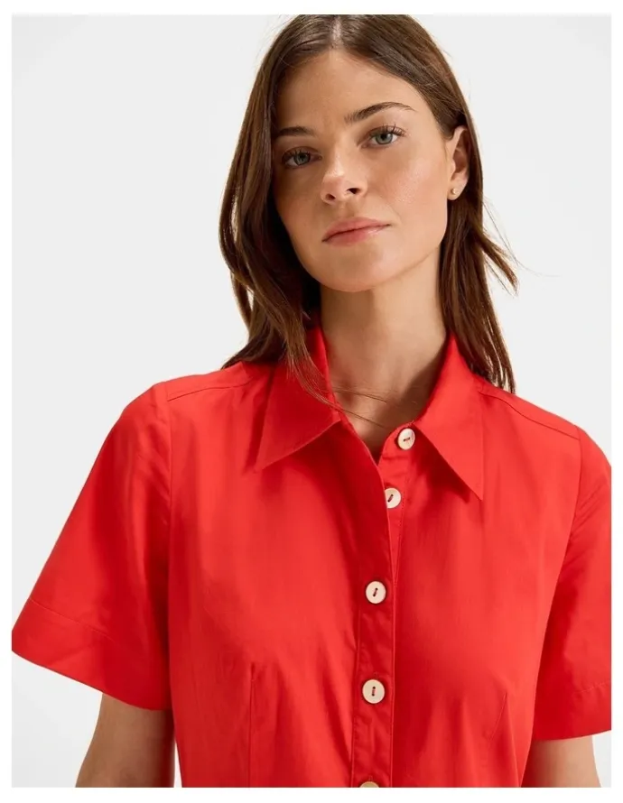 Review Gale Shirt Dress in Sunrise