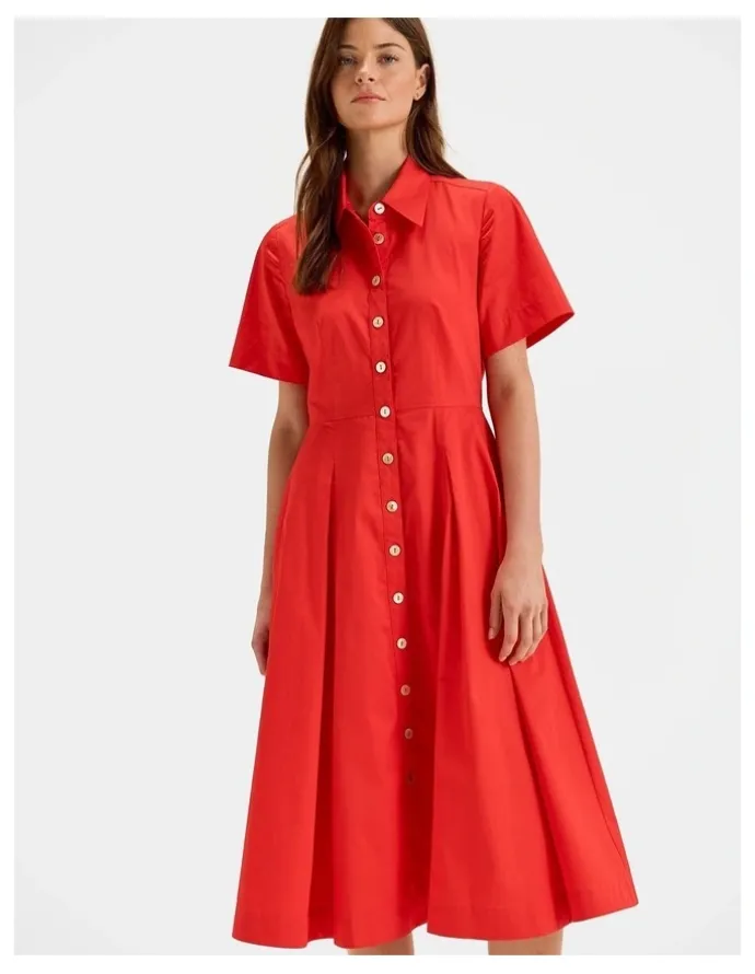 Review Gale Shirt Dress in Sunrise