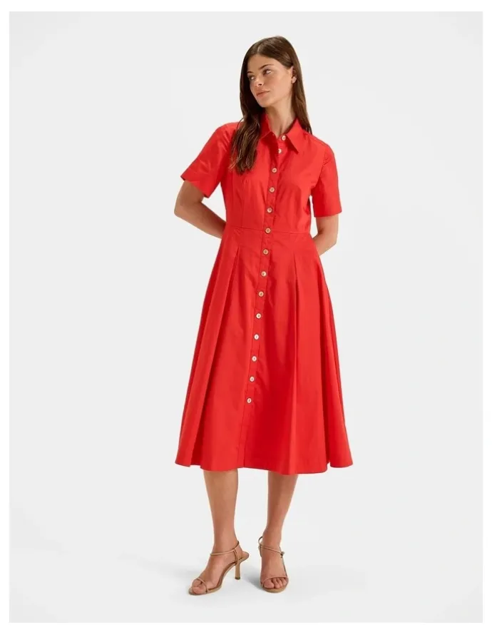 Review Gale Shirt Dress in Sunrise