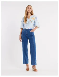Review Georgie Denim Jean in Blue