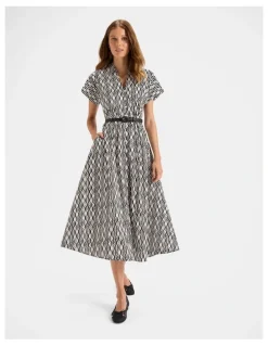 Review Oxford Shirt Dress in Ink