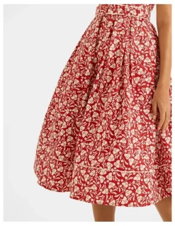 Review St Lucia Sun Dress in Hibiscus
