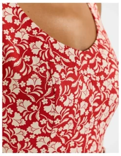 Review St Lucia Sun Dress in Hibiscus