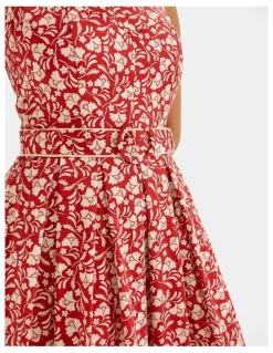 Review St Lucia Sun Dress in Hibiscus
