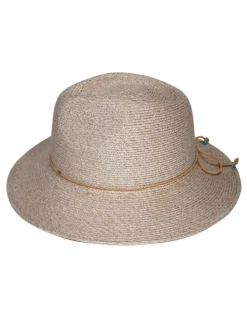 Rigon Avoca Flexibraid Fedora Hat in Oatmeal