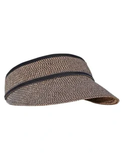 Rigon Cosmopolitan Visor in Black/Tan