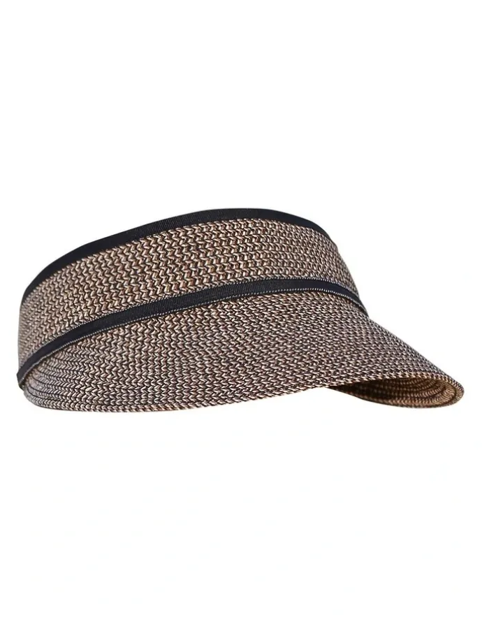 Rigon Cosmopolitan Visor in Black/Tan