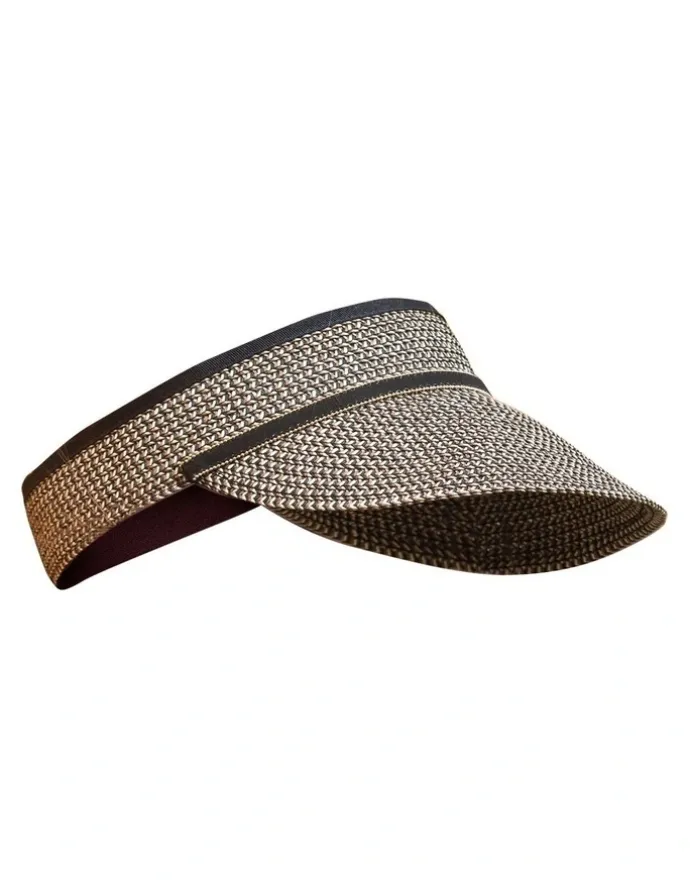 Rigon Cosmopolitan Visor in Black/Tan