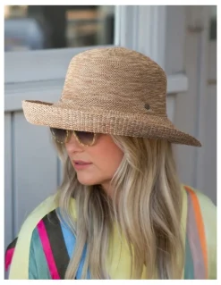 Rigon Karen Wash & Wear SouWester Hat in Beige