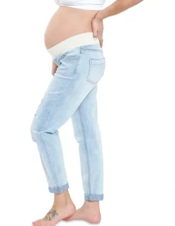 Ripe Baxter Boyfriend Jean in Clean Blue