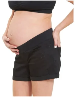 Ripe Baxter Boyfriend Short in Black