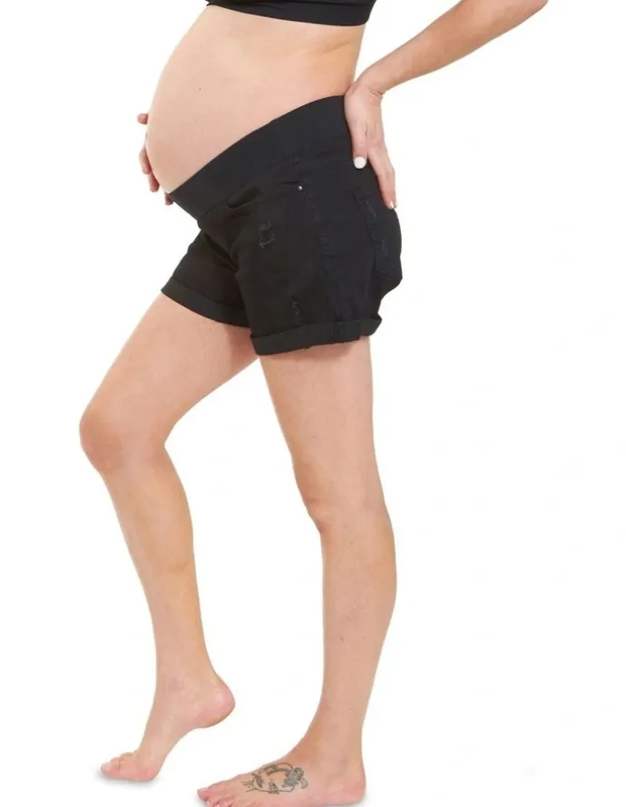 Ripe Baxter Boyfriend Short in Black