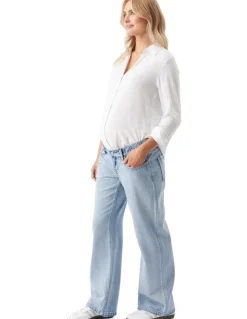 Ripe Billie Elastic Waist Jean in Light Wash