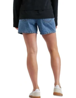 Ripe Brooklyn Denim Short in Mid Wash