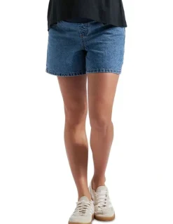 Ripe Brooklyn Denim Short in Mid Wash