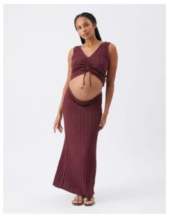 Ripe Charli Rib Knit Skirt