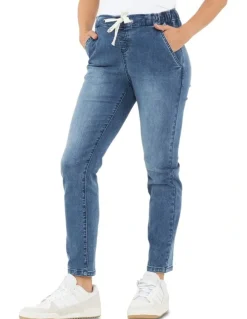 Ripe Denim Jogger in Blue
