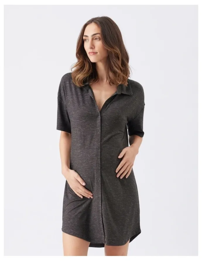 Ripe Dreamy Night Shirt in Grey
