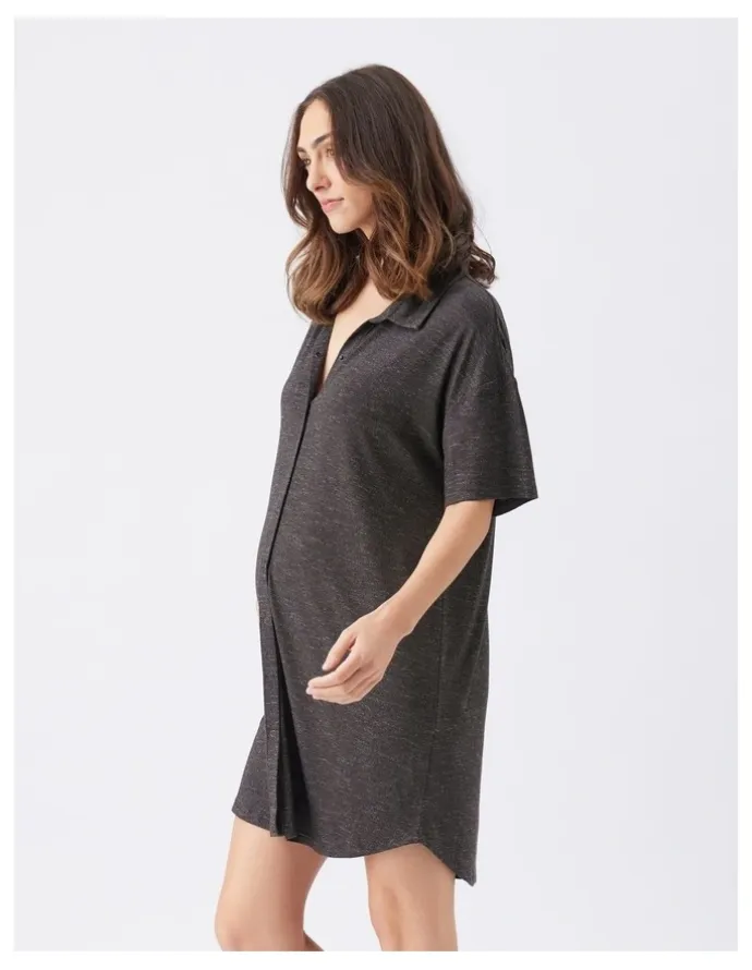 Ripe Dreamy Night Shirt in Grey