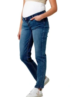 Ripe Hunter Over Bump Jean in Blue