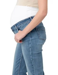 Ripe Hunter Over Bump Jean in Blue