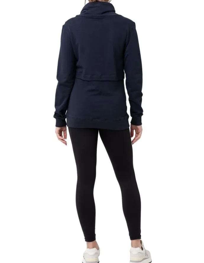 Ripe Joey Nursing Jumper in Navy