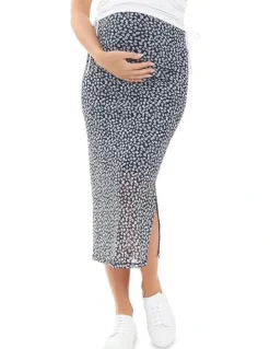 Ripe Kara Mesh Skirt in Navy