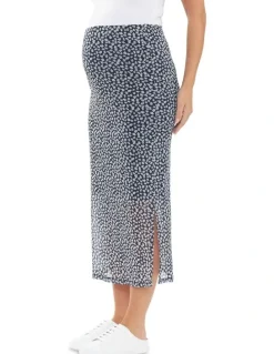 Ripe Kara Mesh Skirt in Navy