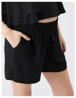 Ripe Mae Short in Black