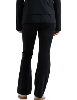 Ripe Organic Jersey Flare Pant in Black