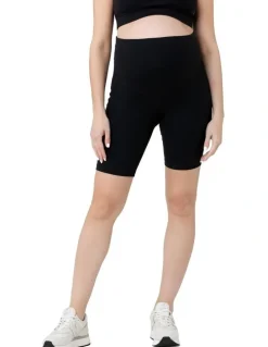 Ripe Over Tummy Bike Short in Black